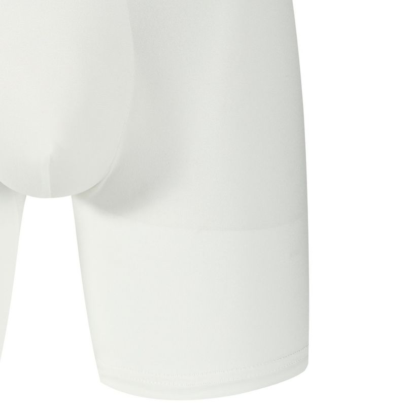 Confezione da 5 boxer sportivi da uomo, bianchi, ad asciugatura rapida, comodi da indossare_voghion.com