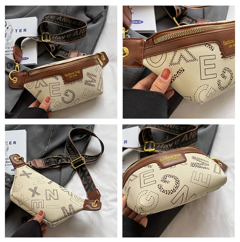 Fanny Pac Donna Borse a Tracolla in Pelle Vegana per Ragazza Borse a Tracolla con Nappe Borsa Piccola SG con Chitarra Regolabile_voghion.com