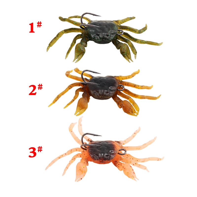 Esca artificiale Cross Border Sommerso Lunga Distanza Lancio Granchio Esca Morbida 13cm/33.5g Simulazione Pesce Esca Attrezzatura da Pesca_voghion.com