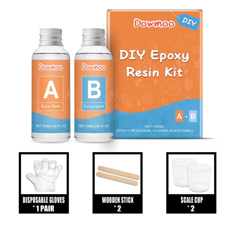 Dowmoo Clear Epoxy Set Curing Adhesive Clear Quick Drying Adhesive Jewelry Making Craft Art_voghion.com