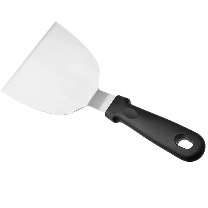 Roestvrijstalen Metalen Bakplaat Spatel Hamburger Schraper Pannenkoek Ideale per BBQ Grill_voghion.com