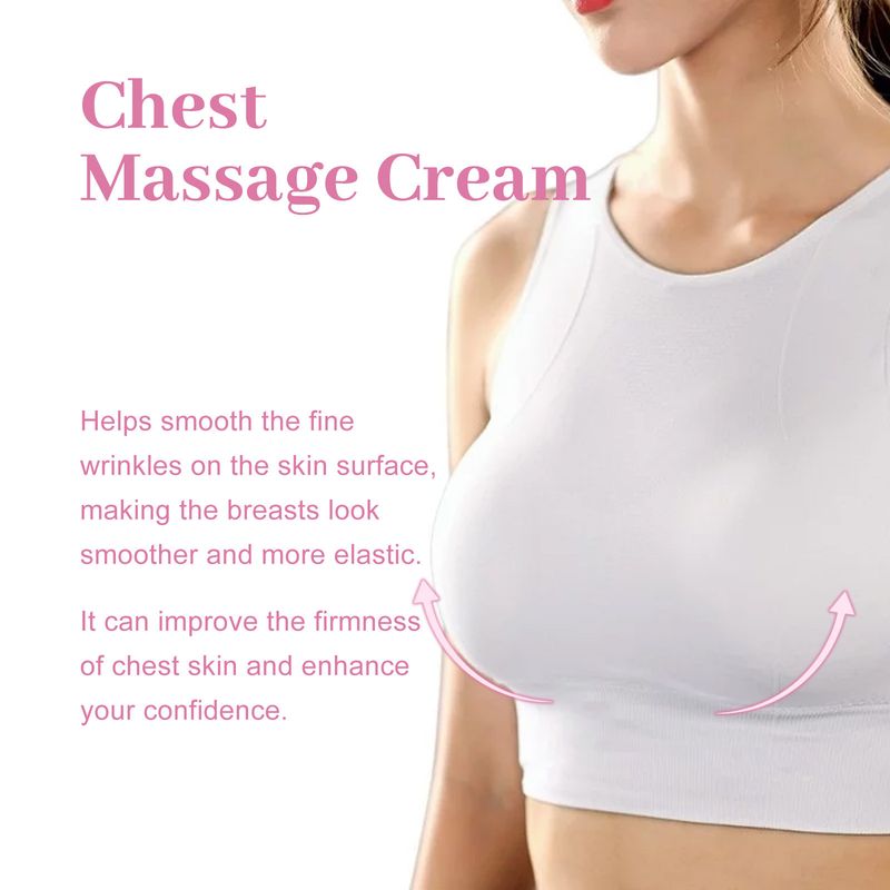 West&Month breast lifting cream for firm, plump, smooth, and tight breasts, massage to enhance chest curves_voghion.com