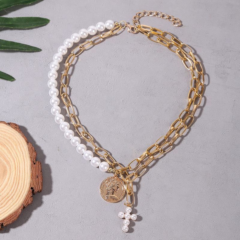 Multi schicht unregelmäßigen perlenkette, speziell geformte retro Barock perlenkette schmuck high-end_voghion.com