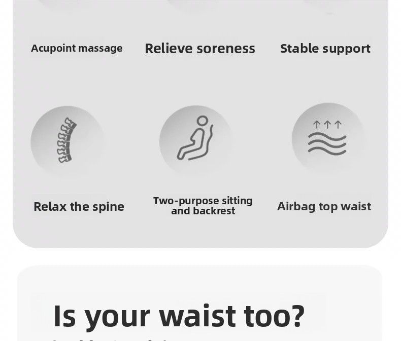 Lumbaal wervelkolomontspanner, massage-apparaat, yoga-hulpmiddel, cervicale ondersteuning, rugopener, taille-rekapparaat_voghion.com