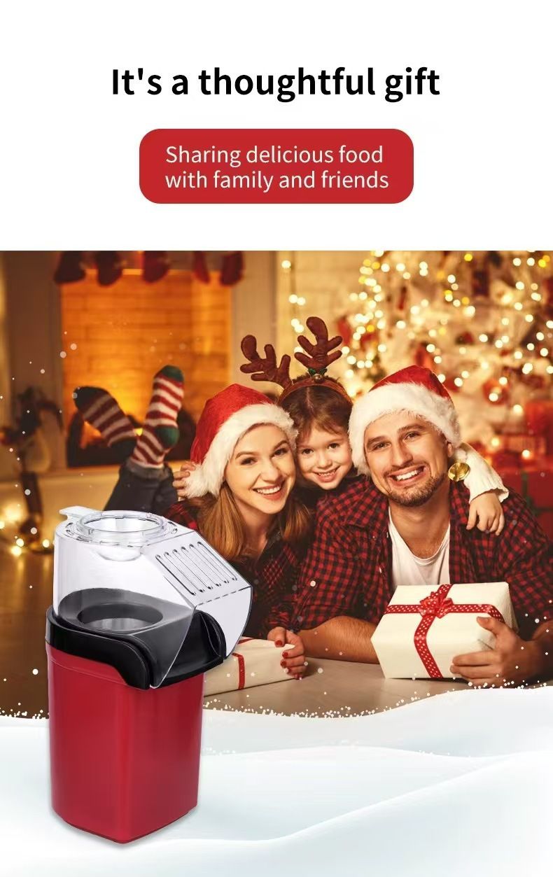 Kids Popcorn Maker Machine, Fun DIY Snack Maker For Family Movie Nights, Safe And Easy-to-Use Home Electric Corn Popper_voghion.com