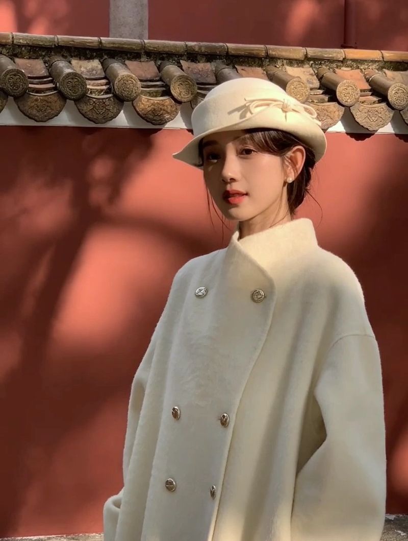 Women's Wool, Autumn And Winter Hepburn-style Bucket Hat, Elegant And High-end Texture, Rolled-edge Flight Attendant Hat._voghion.com