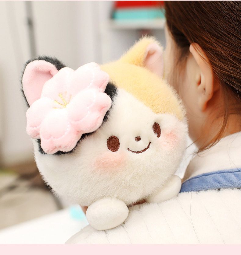 Stress Relieving Cute Pet Pinch Music Decompression Ball Plush Toy Elephant Kitten Pendant Puppy Rabbit Doll Keychain_voghion.com