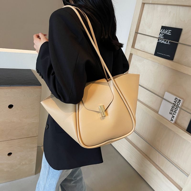 Borsa tote alla moda per donna, stile coreano, versatile, alla moda, grande capacità, tracolla, estate 2025, casual, da donna_voghion.com