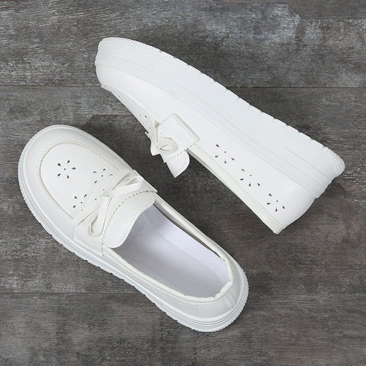 Krankenhaus-Krankenschwesterschuhe, weiche Sohle, atmungsaktiv, keine müden Füße, Damen-Sandalen, Arbeitsschuhe, weiße Schuhe_voghion.com