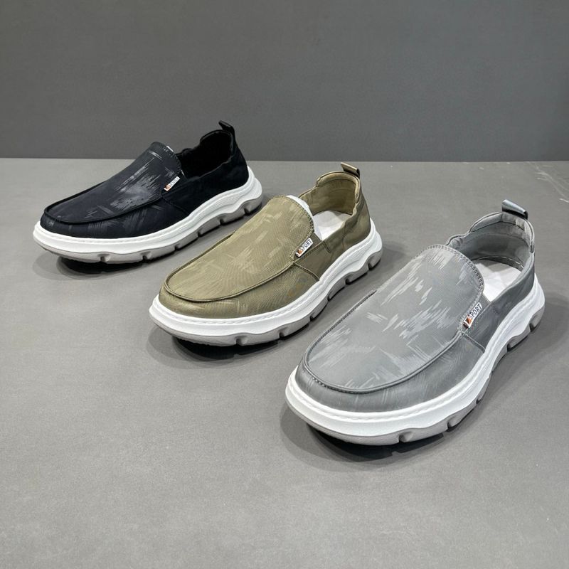 Nuova tendenza moda in tessuto di seta ghiacciata, moda bassa, scarpe da uomo, persone pigre, facili da indossare, comode e_voghion.com