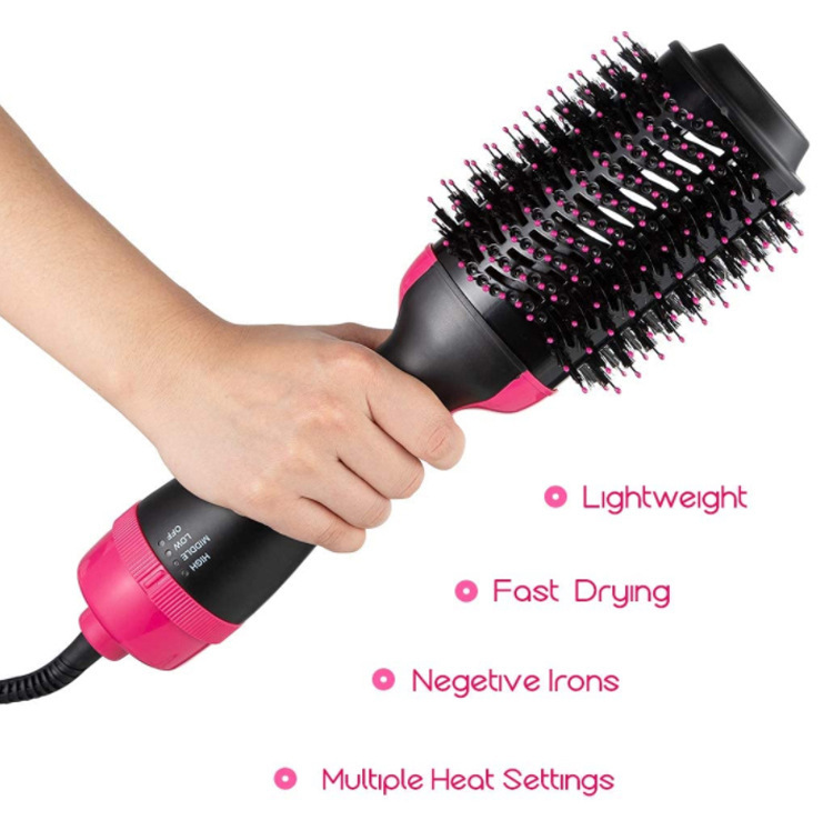 Spazzola per capelli riscaldante, piastra per capelli a riscaldamento rapido_voghion.com