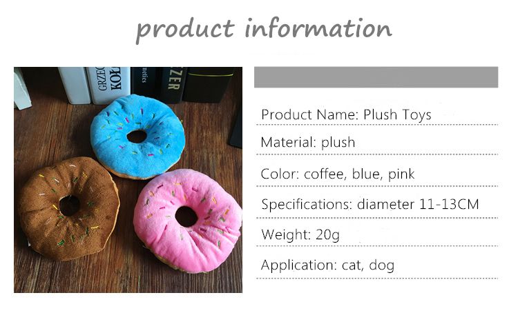 Plush Donuts For Dogs SHENGMEIYU_voghion.com