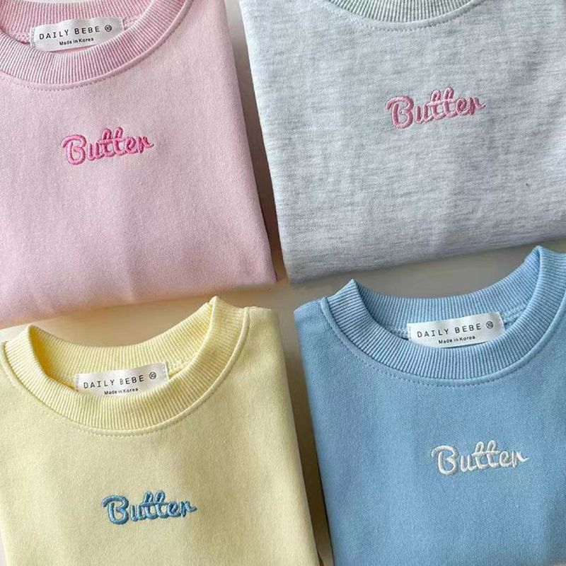 Set con cappuccio per neonato in stile coreano: pullover e pantaloni della tuta in morbido cotone (73-120 cm, blu/rosa/giallo/grigio)_voghion.com