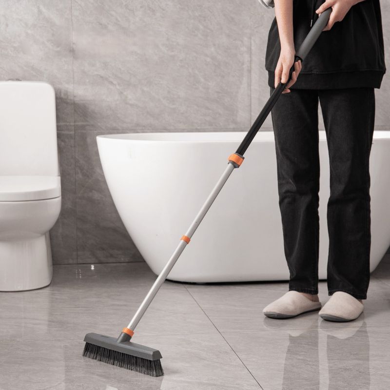 Pulizia di piscine e cemento per strumento tergivetro regolabile, pavimenti in piastrelle, garage con spazzola per piscina, cucine, bagni potenti Lon_voghion.com