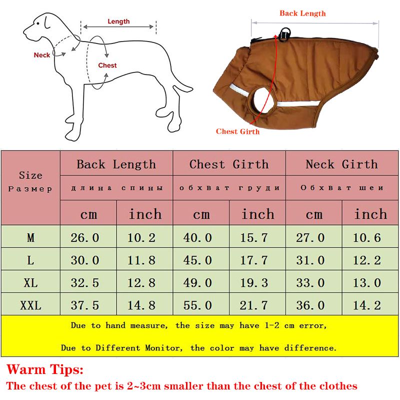 Evcil Hayvan Yelek Tasması, Kışlık Evcil Hayvanlar, Küçük Köpekler ve Yavru Köpekler İçin Giyim, Su Geçirmez Köpek Ceketi, Chihuahua İçin Mont, PawParty Store'dan Fransız_voghion.com