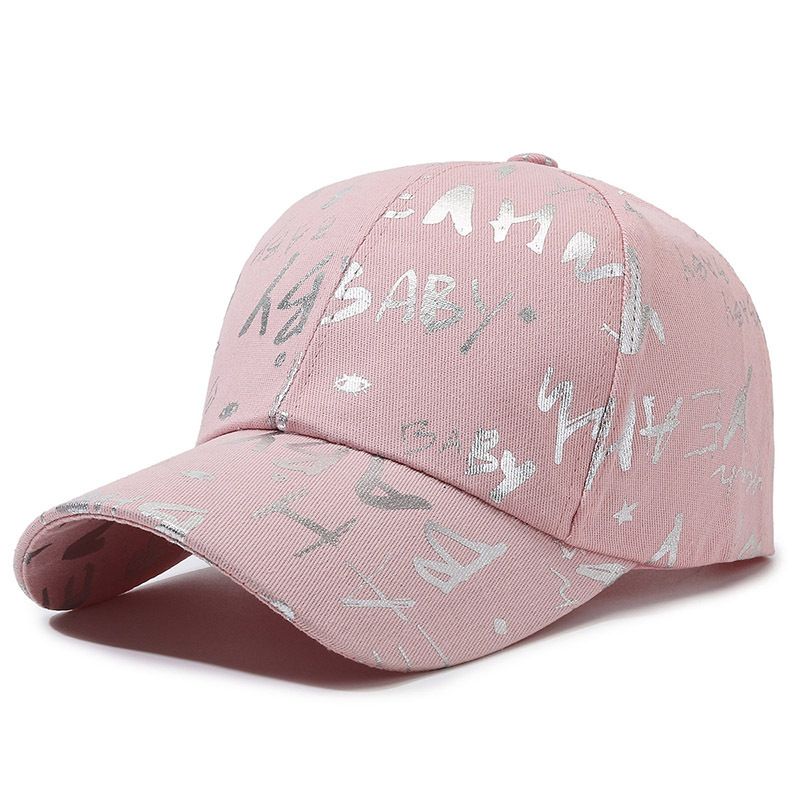 Unbeatable Quality Korean Style Trendy Printed Unisex Large Eave Sun Protection Duckbill Hat, Outdoor Leisure Running Baseball Cap, Summer_voghion.com