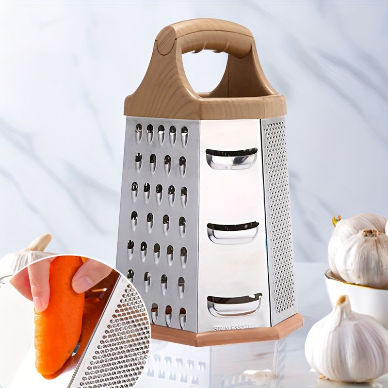Multi Functional Vegetable Chopper, Household Cheese Slicer, Vegetable Slicer, 6-sided Manual Food Chopper, Kitchen Utensils_voghion.com