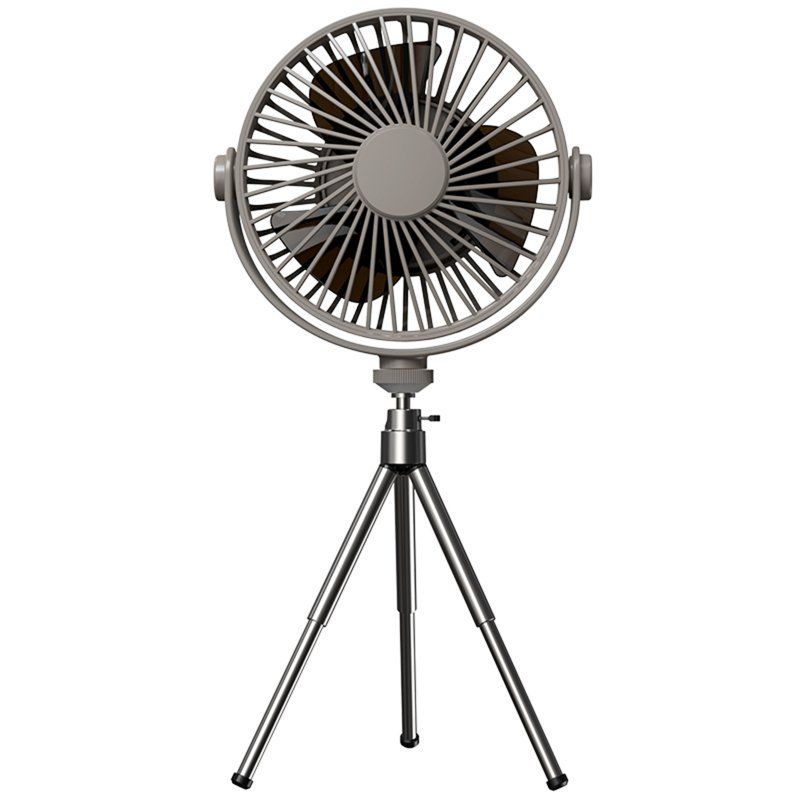 Mini ventilatore portatile con rotazione a 360 gradi, telecomando wireless a 3 velocità, raffrescatore d'aria con treppiede, nero_voghion.com
