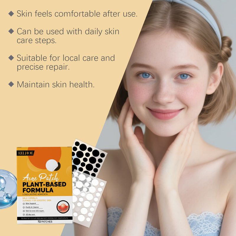 EELHOE Gentle Day And Night Breathable Isolation Protection Oil Control Facial Local Skin Care Acne Patch_voghion.com
