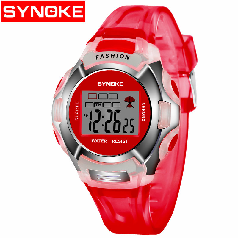 Shinuoke children's watch luminous waterproof sports girl boy student electronic watch spot dropshipping_voghion.com