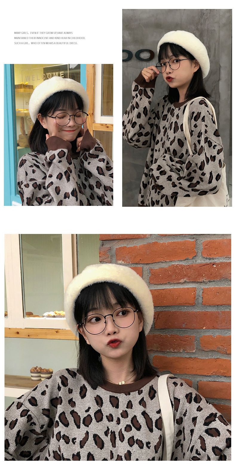 Cappello basco alla moda da donna, invernale, caldo, in misto lana, morbido e lavorato a maglia, design asimmetrico, casual chic, per autunno e inverno, grazioso cappello a forma di bocciolo_voghion.com