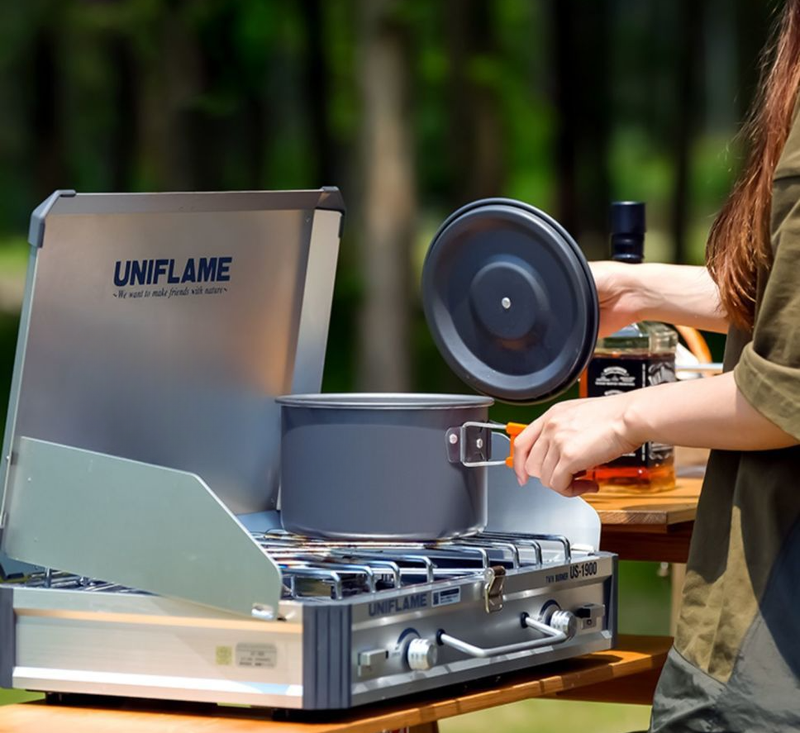 Primitive Water Boiling Kettle Portable Frying Pan Outdoor Camping Tableware Set Pot Supplies Cookware_voghion.com