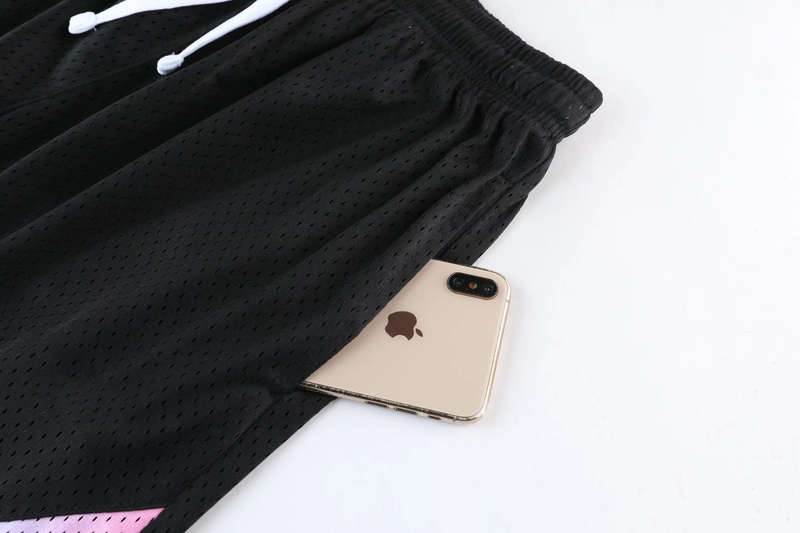 Nuovo doppio strato finto due paia di capri da basket sportivi per il tempo libero che corrono pantaloncini da allenamento per basket_voghion.com