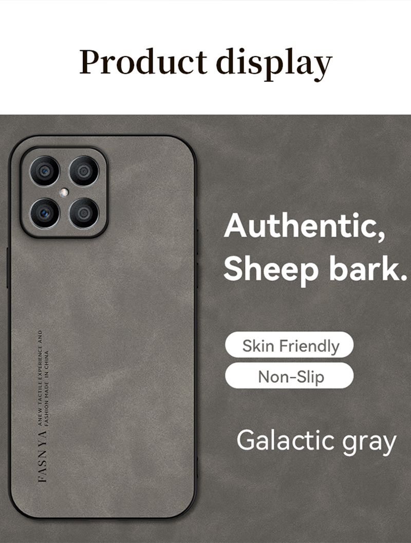 Matte Silikon-Ledertasche für Honor X30 X40 X50I X7A X8A X8 X9A Play 5 7T 6T PRO 6C V40 V30 50lite Soft Case Cover_voghion.com