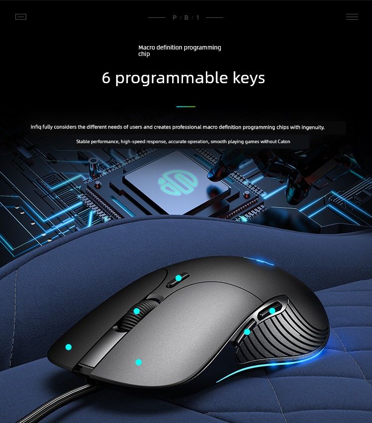 Souris filaire USB pour ordinateur de bureau Internet Cafe d'Inphic_voghion.com