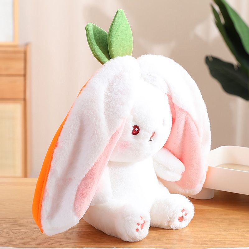 Adorable Transformable Fruit Rabbit Plush Toy_voghion.com