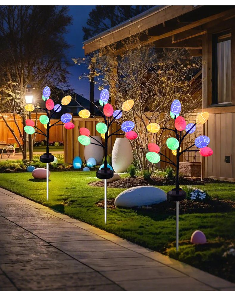 Solar Crack Egg Lamp välitingimustes veekindel värvilamp Easter Egg Ground Lamp Aiamaastiku lamp_voghion.com