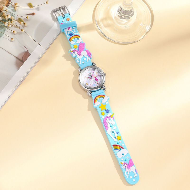 Orologi al quarzo Accessori Gioielli Giocattolo Puntatore Orologio per studenti Moda Elegante Ragazze Unicorno Fai da te Orologio al quarzo per bambini all'ingrosso_voghion.com