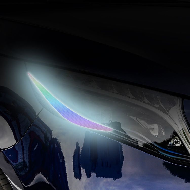 Especialmente para faróis de carro decoração capô luzes sobrancelha adesivos adesivos de carro modificação criativa personalidade adesivos reflexivos à prova d'água_voghion.com