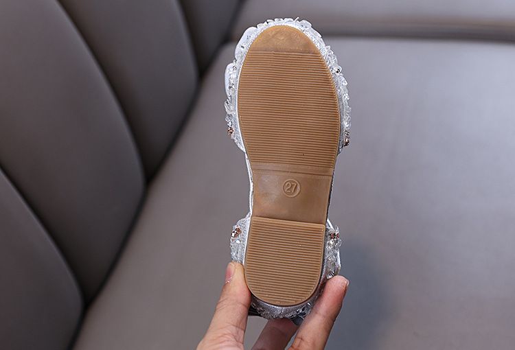 Neu Dame Baby Mädchen Mädchen Prinzessin Diamant Einzelnen Schuh Schuhe Dance_voghion.com