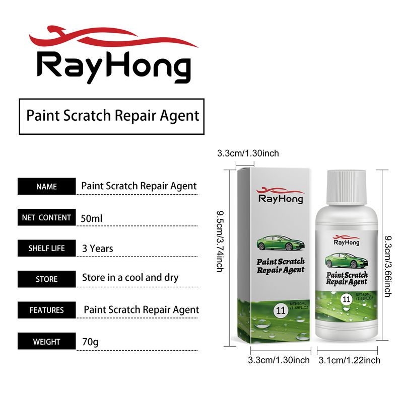 Rayhong Car Scratch Repair Lotion, Car Paint Scratches Scratch Removal Repair Restore Car Surface Color_voghion.com