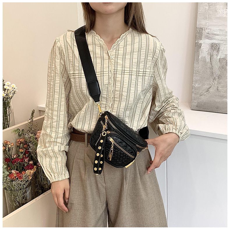 Neue modische und vielseitige gewebte Umhängetasche für Damen, Brusttasche, heißer Verkauf, Freizeittasche_voghion.com