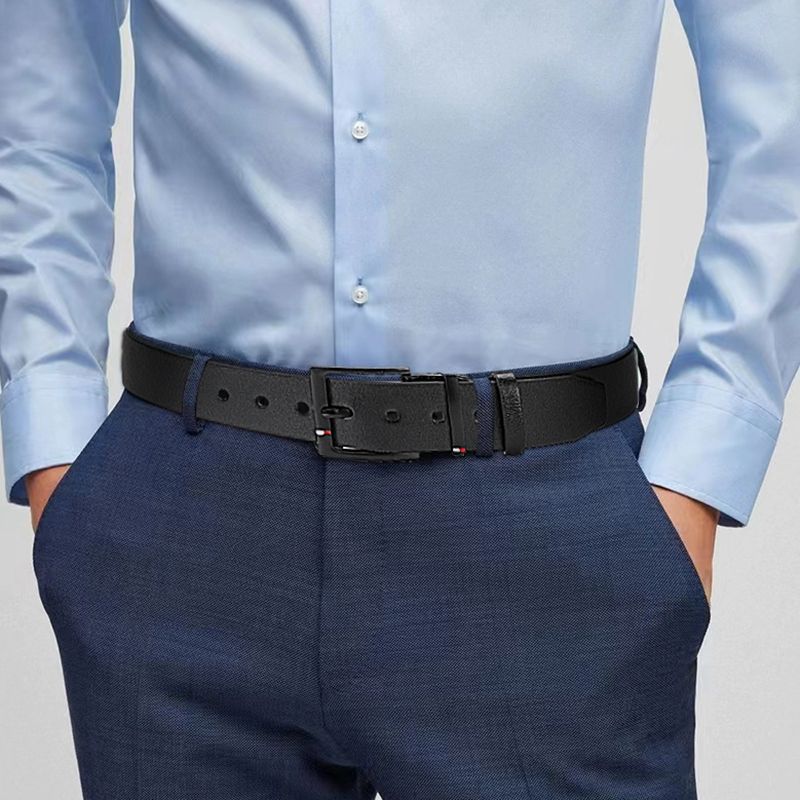 VOOTHOST Mode herren Gürtel Legierung Pin Schnalle Casual Jeans Gürtel Männlichen Alle-spiel Leder Formale Business Designer Bund f0044_voghion.com