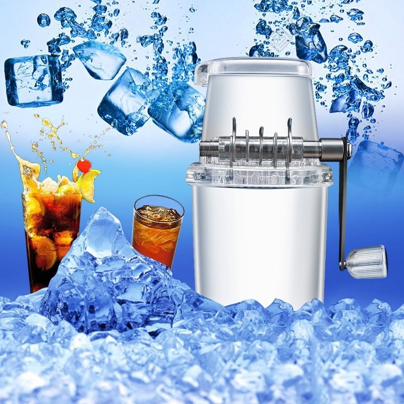 Mini rasoir à glace facile pour la maison, broyeur manuel de neige, Machine à glace frite_voghion.com