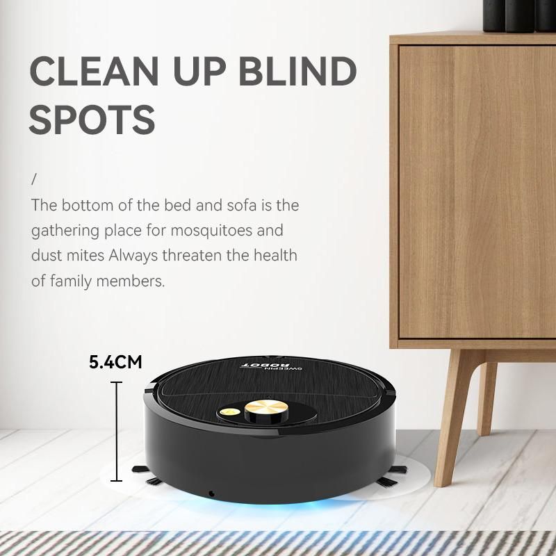 1 st USB-laddningsdammsugare rengöringsrobot moppmaskin djurhår hårda mattor hem intelligent rengöring YSX_voghion.com