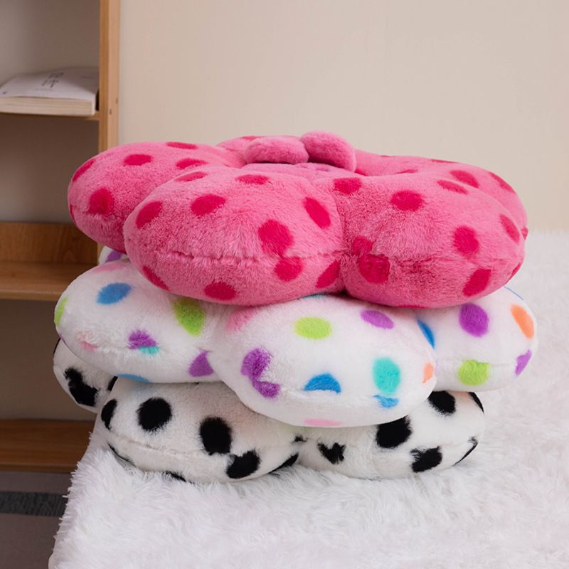 Comfortable Flower Cushion Plush Cushion 2025 Fall/Winter New_voghion.com