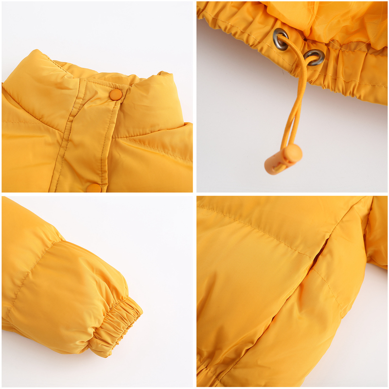Women's fashion long sleeve high neck warm coat loose casual cotton-padded jacket_voghion.com