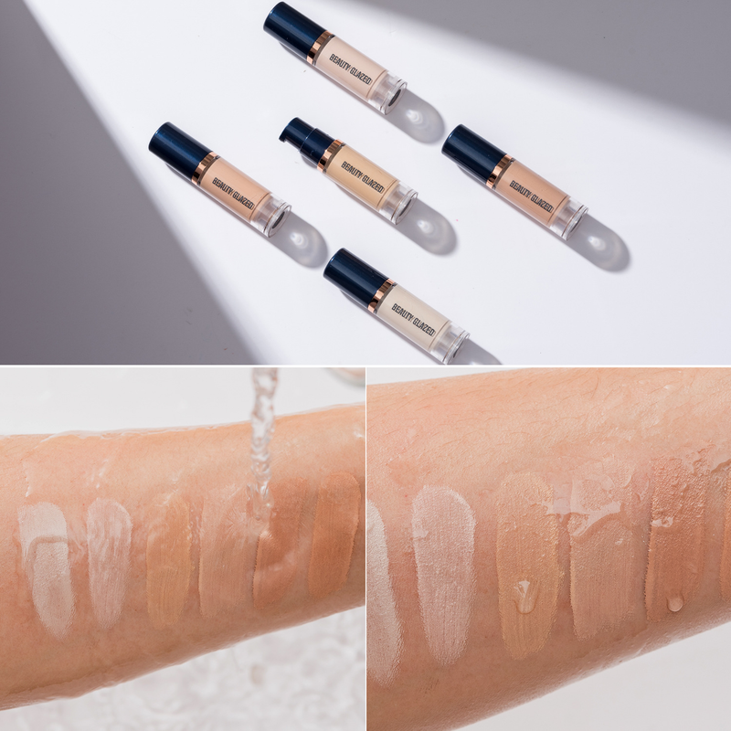 Vloeibare 6 ml gezichtsfoundation Volledige concealer Make-up Waterdichte basis Fleuren Whitening Cover Donkere kringen Mat_voghion.com