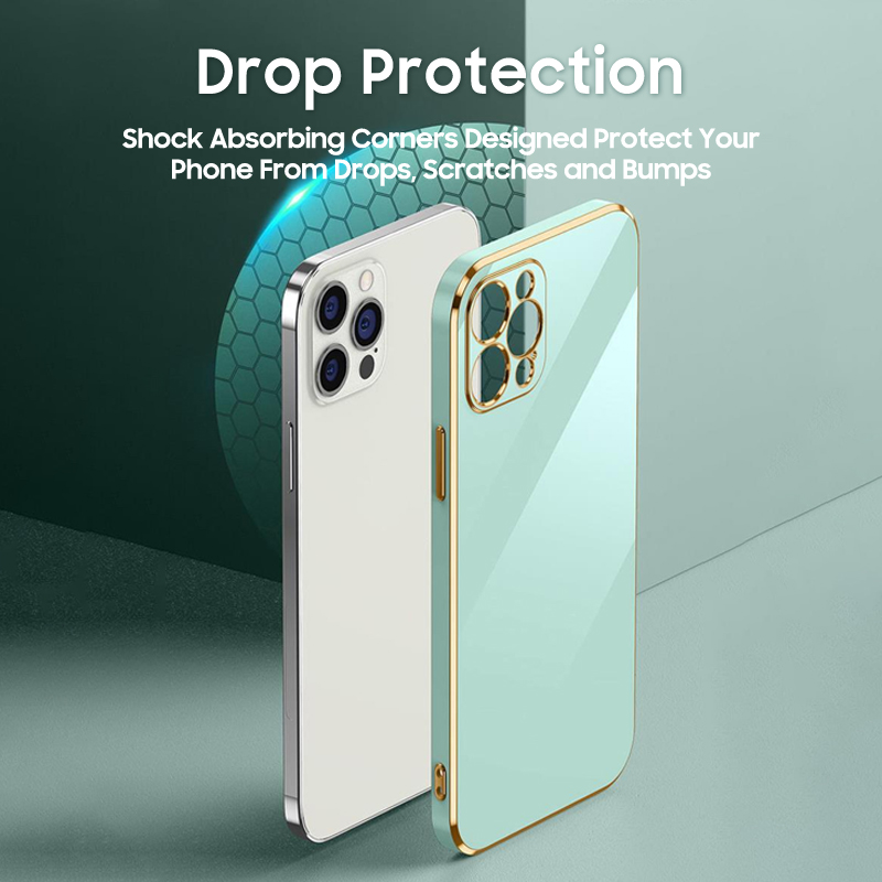 Funda de silicona con revestimiento cuadrado de lujo para Infinix Zero Xneo XPro X NEO Pro, funda protectora ultrafina y suave_voghion.com