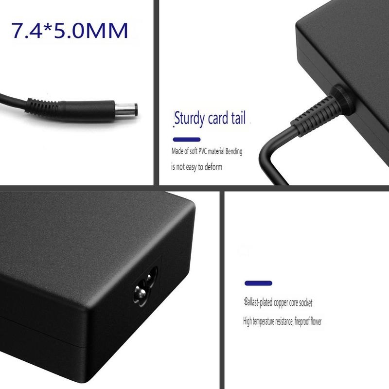 180W AC-Netzteil für Laptops 19,5V 9,23A Ladegerät mit 7,4x5,0mm_voghion.com