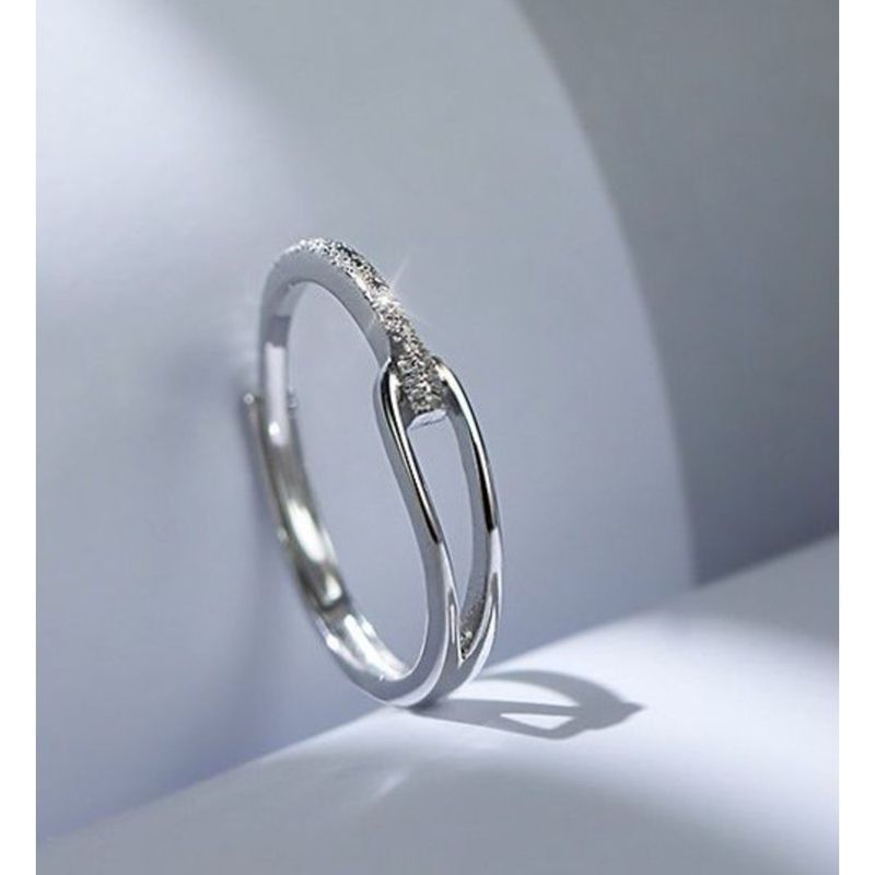 925 Sterling Silver Rupert's Tears Ring For Women, Ins Korean Version, Light Luxury, Simple Niche Design, High-end Feel,_voghion.com