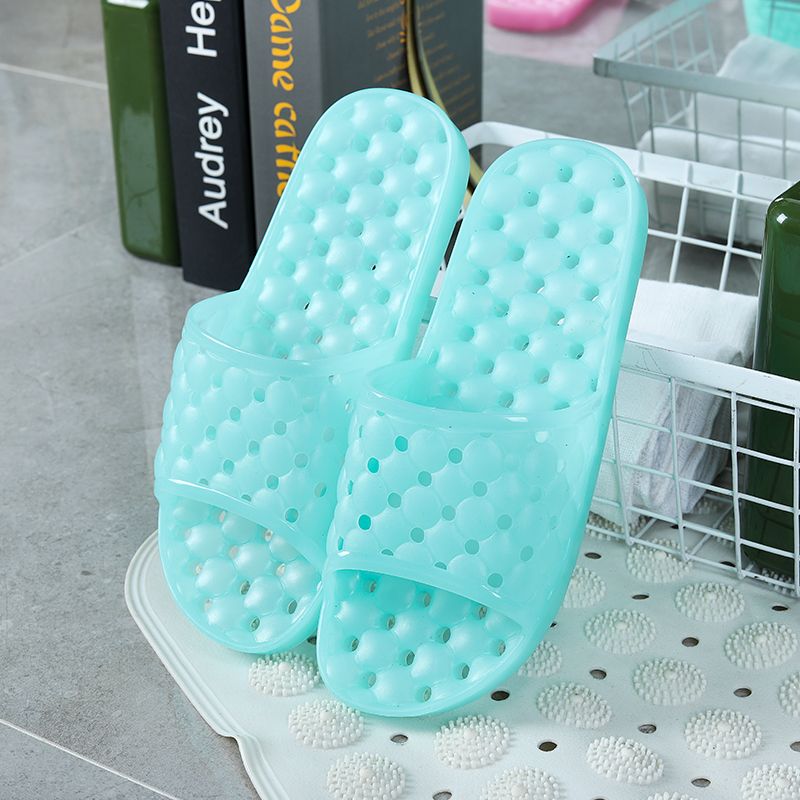 Kristallen pantoffels voor dames, plastic geurfilter, thuis, paar, badkamer, douche, uitsparing, schoenen, badschoenen, anti-slip_voghion.com