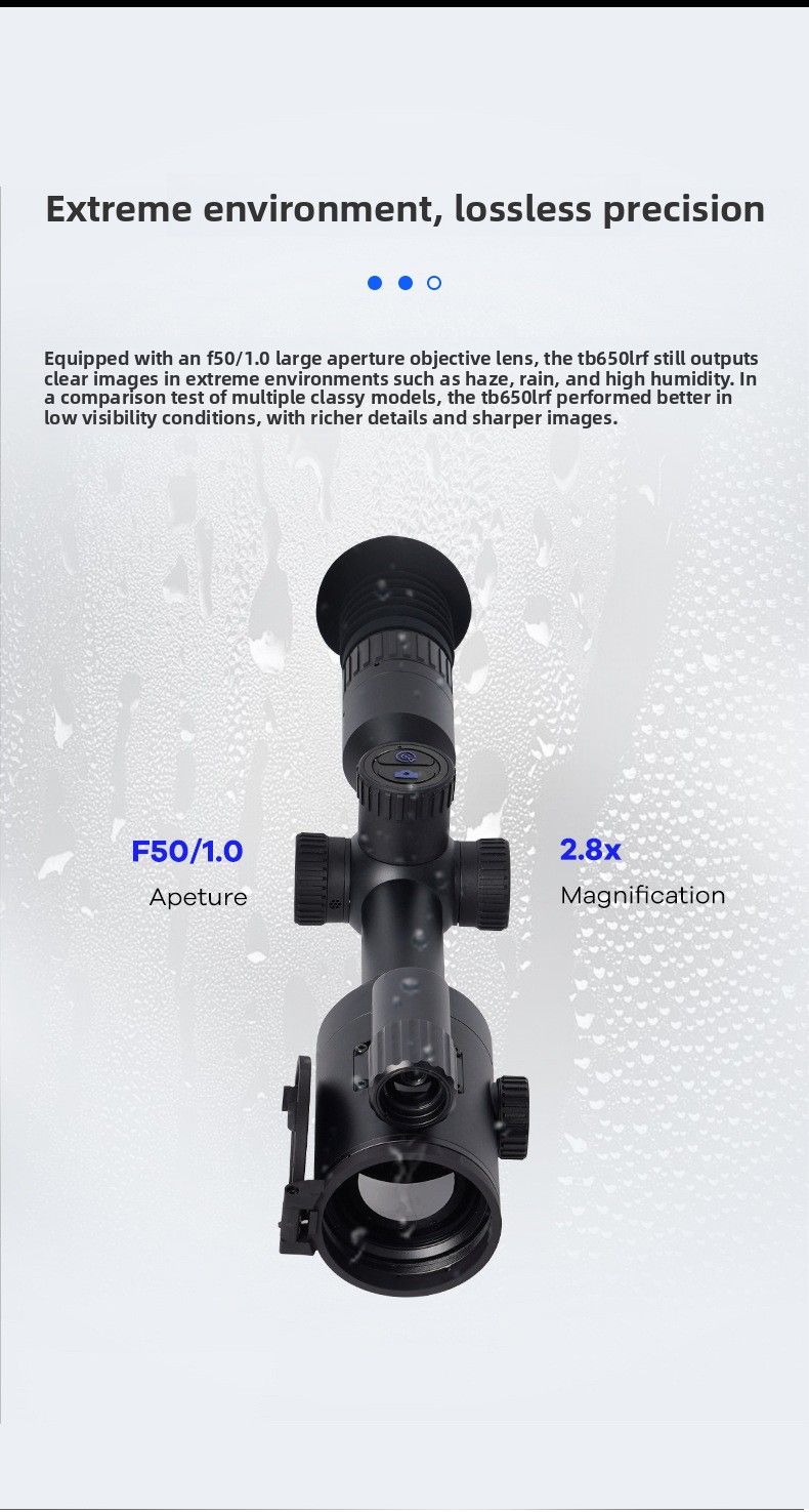 Longot TB650L Entfernungsmesser Wärmebildteleskop HD Infrarot-Nachtsichtgerät Such- und Zielhilfe_voghion.com