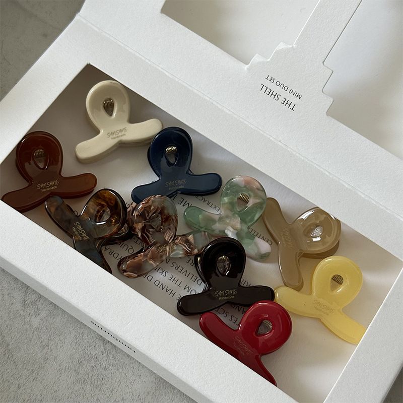 Stile coreano acetato carino multicolore piccola forcina a croce mini fermaglio per capelli laterale frangia principessa fermaglio per capelli accessori per copricapo_voghion.com