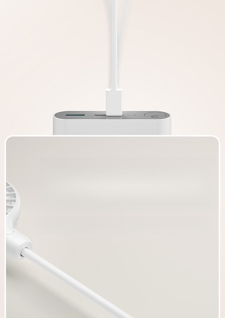 Mini batterie externe portable USB à vent puissant, refroidissement pour ordinateur portable, petit ventilateur spécial, changement d'angle, pour une utilisation au bureau_voghion.com