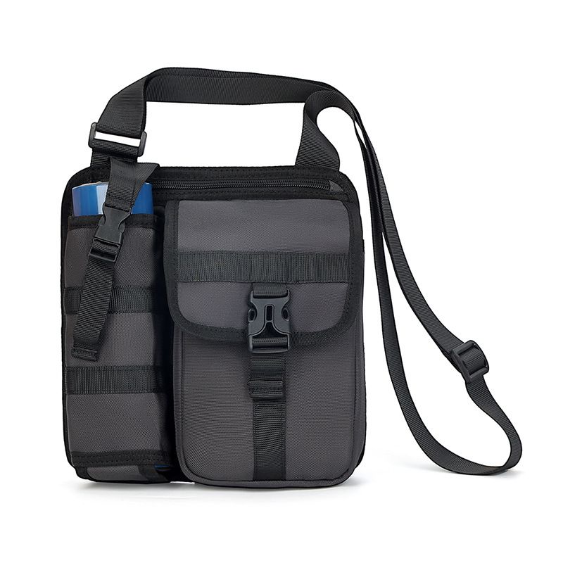 Outdoor Wild Fishing Vacuum Cup 8-Inch Flat Messenger Bag_voghion.com